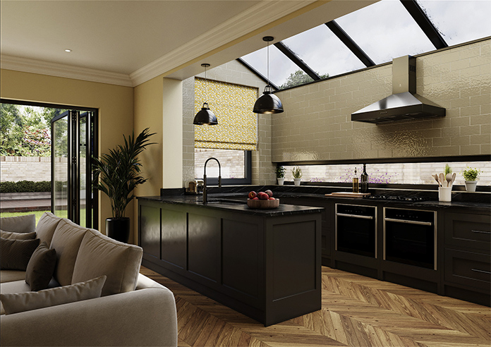 Clara, Saffron - Roman Blind - Image 7